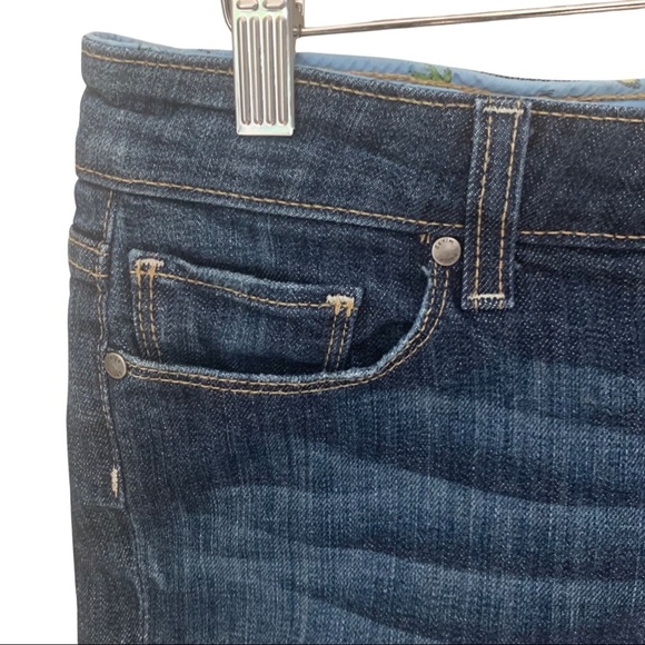 PAIGE Jimmy Jimmy Denim Frayed Hem Cuffed Shorts Size 25 - Picture 8 of 15